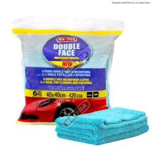Mikrokiudlapid DOUBLE FACE 40x40 cm (6 tk pakis)